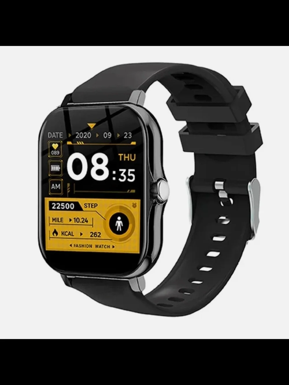 Smart Watch Bluetooth Call Touchscreen HR & Sleep Tracker 44mm 4GB Black